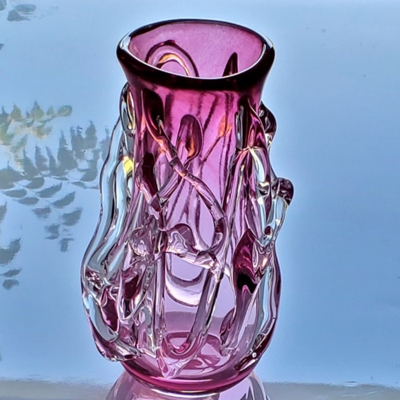Other - WOW 11" Art Glass Vase made in 🇵🇱